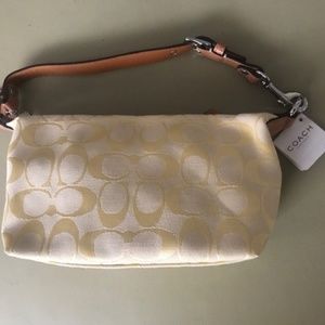 Coach pale yellow mini bag - NWT